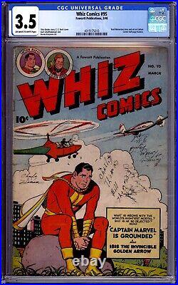Cgc Whiz Comics # 95 Vg- 3.5 1948 Captain Marvel/shazam Fawcett
