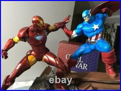 Civil War Captain America Vs Iron Man 15 Scale Custom Statue Diorama Marvel