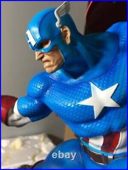 Civil War Captain America Vs Iron Man 15 Scale Custom Statue Diorama Marvel