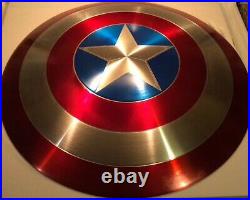 Comic Captain Marvel Exclusive Legends Classic Captain America Shield Metal 22