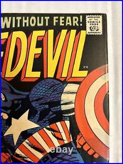 Daredevil #43 Origin Retold Captain America Cover Appearance 1968 Marvel VF