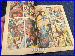 Daredevil #43 Vs. Captain America! Jack Kirby/Sinnott Cover! Marvel 1968 VG+
