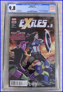 EXILES #3 CGC 9.8 (2018) 1st CAPTAIN CARTER (Marvel)