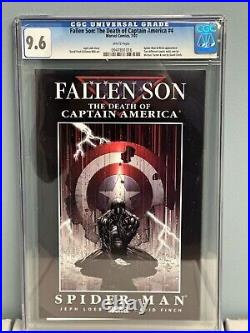 Fallen Son Death of Captain America 4 (2007, Marvel) CGC 9.6