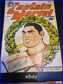 Found in Attic TODAY CAPTAIN MARVEL No 42 Jan 1945 Comic Book 10 cent orig