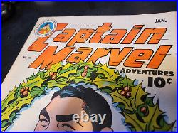 Found in Attic TODAY CAPTAIN MARVEL No 42 Jan 1945 Comic Book 10 cent orig