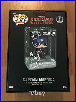 Funko Marvel Captain America Die Cast #01 FunKon SDCC Comic Con 2021 Exclusive