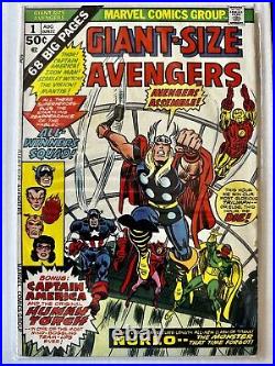 Giant Size Avengers #4 June 1975 Nm 9.4! Vision & Scarlet Witch Marriage