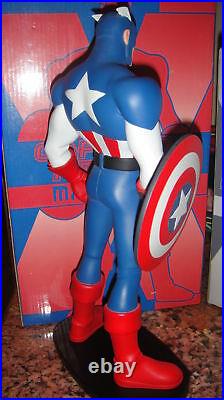 HARD Hero X-MEN Evolution CAPTAIN AMERICA MAQUETTE STATUE MARVEL Avengers Bust