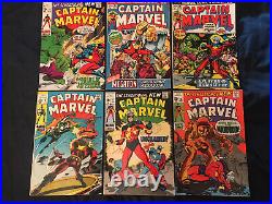HUGE CAPTAIN MARVEL Lot of 30 comics with KEYS #9,17,18,21,22,25,28,29,30,32,33