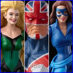 Hasbro Marvel Legends X-men 6 Meggan, Captain Britain, Shadowcat Excalibur 3-pack