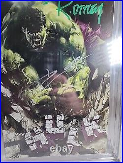 Hulk #1 Mastrozzo Variant DOUBLE SIGNED OTTLEY & CATES CGC SS 9.8