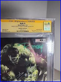 Hulk #1 Mastrozzo Variant DOUBLE SIGNED OTTLEY & CATES CGC SS 9.8