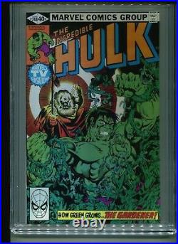 Incredible Hulk #248 CGC 9.8 (1980) Gardener Captain Marvel Highest Grade
