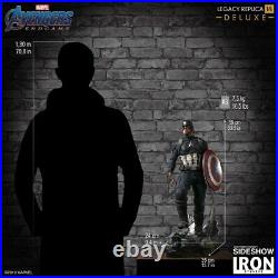 Iron Studios Marvel Avengers Endgame Captain America Deluxe Legacy Statue