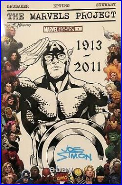 JOE SIMON signed CGC 9.6 Comic CAPTAIN AMERICA Tribute Sketch Art Hulk Thor