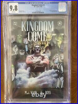 KINGDOM COME #3 Captain Marvel ROSS Waid DC comics 1996 CGC 9.8