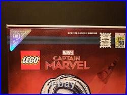 LEGO Captain Marvel and Asis 79002 SDCC 2019 Exclusive Retired SAMPLE Comic Con