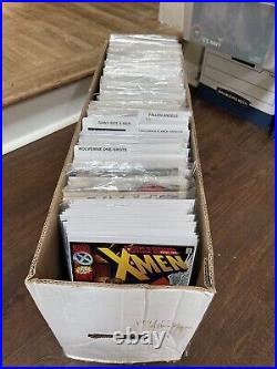 LONG Box of 250+ MarveI Comics (look at pics) Mostly X-men Captain America