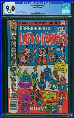 Laff-a-Lympics #1 CGC 9.0 VF/NM Wp 1st Captain Caveman Marvel Comics 1978 RARE