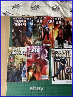 Large Captain America Comic Collection 79 Comics Marvel Free Postage