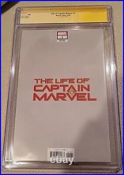 Life of Captain Marvel Signed By Stanley Lau Artgerm Virgin 1200 SS CGC 9.8