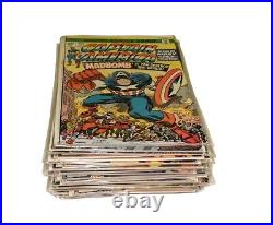 Lot of 25 1975-1991 Marvel Comics CAPTAIN AMERICA #193-252 and 1991 Annual