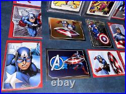 MARVEL CARDS VINTAGE COMIC IMAGES CAPTAIN AMERICA PSA Cards + Panini stickers