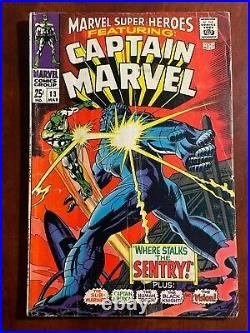 MARVEL SUPERHEROES #13 VG+ 1st Carol Danvers Ms Marvel 2nd Captain Marvel
