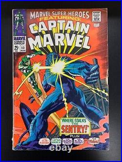 MARVEL SUPER-HEROES 13 & CAPTAIN MARVEL 18 CGC 9.2 WP -1st Carol Danvers/Powers