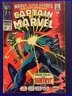 MARVEL SUPER-HEROES #13 CAPTAIN MARVEL Comic 1ST APP CAROL DANVERS Ms Marvel