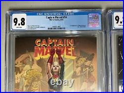 MCU Comic Keys? Captain Marvel #14 #8? CGC 9.8? 1st Kamala Kahn Cameo & Star