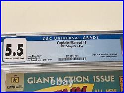 M. F. Enterprises 1966 Captain Marvel #1 CGC Graded 5.5