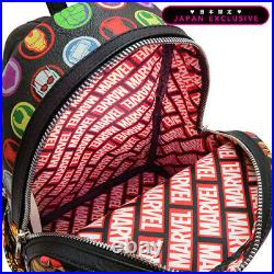 Marvel Avengers Mini Backpack Loungefly Limited Japan Spiderman Captain America