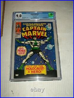 Marvel CAPTAIN MARVEL #1 CGC 9.0 Story Cont. From Marvel Super-Heroes #13