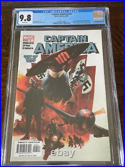 Marvel Captain America 6 CGC 9.8 1st Winter Soldier Appearance 2005