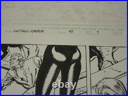 Marvel Captain America Issue #40 Page 7 Original Comic Book Art by Bob Layton