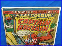 Marvel Captain Britain #8 1976 1st Appearance Of Elizabeth Braddock (Psylocke)