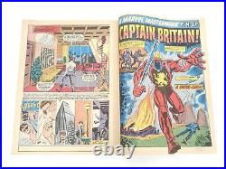 Marvel Captain Britain Issue 1 Key Issue + Free Gift Mask NM Signed By Stan Lee