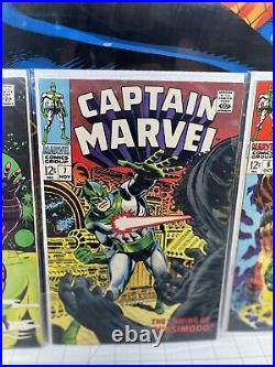 Marvel Captain Marvel #3, # 5, # 6, # 7, # 8 / All Raw 6.5 Or Better Rare