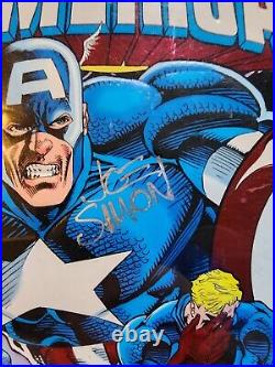Marvel Comic Book-Captain America-Fighting Chance-Book #1-Autographed & numbered