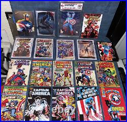 Marvel Comic Cards Captain America Beginnings Micromotion Masterpieces Grade 9.5