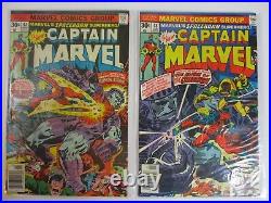 Marvel Comics CAPTAIN MARVEL 10x Issues #41-50 Excellent