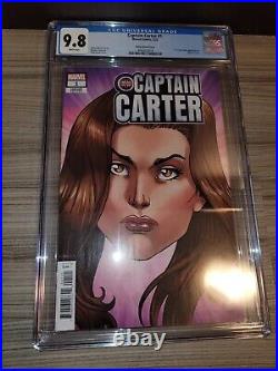 Marvel Comics CGC 9.8 6 Book Lot Captain Carter 1 1st Captain Carter Variants