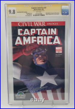 Marvel Comics Captain America #25 CGC 9.8 SS Signed by John Cassaday Variant