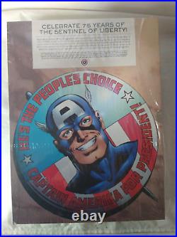 Marvel Comics Captain America 75th Vibranium Collection Hardcover