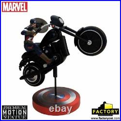 Marvel Comics Captain America Premium Motion Statue