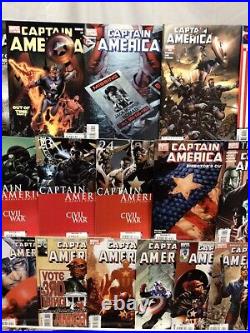 Marvel Comics Captain America Run Lot 2-50, 600-633, 698-704 Missing in Bio