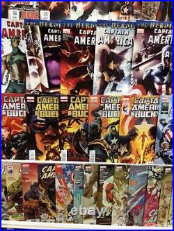 Marvel Comics Captain America Run Lot 2-50, 600-640, 698-704 Missing in Bio