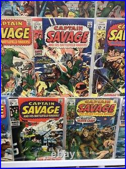 Marvel Comics Captain Savage And His Leatherneck Raiders #1-19 Complete 1967